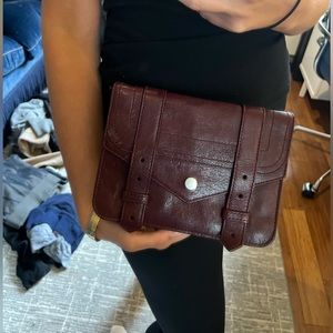Proenza Schouler Wallet Bag in Burgundy (no chain)